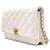 Chanel Mini borsa a tracolla WOC in pelle di agnello con chiusura a scatto Bianco - vista 2
