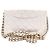 Chanel Mini borsa a tracolla WOC in pelle di agnello con chiusura a scatto Bianco - vista 3