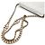 Chanel Mini borsa a tracolla WOC in pelle di agnello con chiusura a scatto Bianco - vista 5
