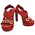 Louis Vuitton Sandalo in scamosciato Rosso