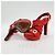 Louis Vuitton Sandalo in scamosciato Rosso - vista 4