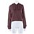 Brunello Cucinelli Strickjacke mit Kapuze und langen Ärmeln Braun
