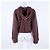 Brunello Cucinelli Strickjacke mit Kapuze und langen Ärmeln Braun - Ansicht 3
