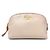 Prada Handtasche/Pouch aus grauem Leder Braun