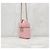 Chanel Mini borsa vanity con manico superiore in caviar rosa - vista 2