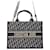 Dior Leather Book Tote Medium Tasche Mehrfarben