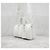 Louis Vuitton Nuovo LV Monogram Keepall Bandoulière White Taurillon Bianco - vista 2