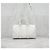Louis Vuitton Nuovo LV Monogram Keepall Bandoulière White Taurillon Bianco - vista 3