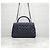 Chanel Borsa Tote a Spalla Coco Handle Medium Caviar Navy Gold Series Blu - vista 3