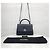 Chanel Borsa Tote a Spalla Coco Handle Medium Caviar Navy Gold Series Blu - vista 9