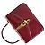 Gucci Patent Silvie Mini Top Handle Tasche Rot - Ansicht 3