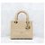 Lady Dior Medium Cannage Ricamo Beige Marrone - vista 4