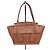 Bottega Veneta Mini Arco Leder-Tote-Bag Rot
