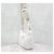 Prada Borsa a tracolla e crossbody in shearling bianco con logo triangle - vista 2