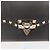Valentino Borsa a tracolla Rockstud Gold VSH Nero - vista 8