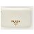 Prada Mini borsa a tracolla in Saffiano con logo in oro bianco - vista 2