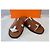 Hermès Pantofole Izmir Gold Multicolore - vista 3