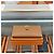 Hermès Bearn Long Wallet Goldprägung Orange - Ansicht 3