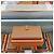 Hermès Bearn Long Wallet Goldprägung Orange - Ansicht 4