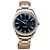 Omega Orologio da uomo in acciaio con quadrante blu Aqua Terra