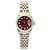 Rolex Datejust Combi Burgundy After Diamond Damenuhr Rot