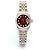 Rolex Datejust Combi Burgundy After Diamond Damenuhr Rot - Ansicht 16