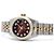 Rolex Datejust Combi Burgundy After Diamond Damenuhr Rot - Ansicht 20