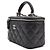 Chanel Borsa vanity in pelle di agnello con manico superiore e tracolla Nero - vista 2