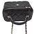 Chanel Borsa vanity in pelle di agnello con manico superiore e tracolla Nero - vista 6