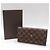 Louis Vuitton Cartera International Damier Ebene Castaño - vista 2