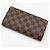 Louis Vuitton Cartera International Damier Ebene Castaño - vista 4