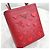 Prada Saffiano Leder Herz Panier Tasche Klein Rot - Ansicht 5