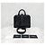 Saint Laurent Monogram Canvas Tote Schultertasche - vista 7