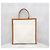 Cabas Céline Vertikaler Canvas-Shopper Natural Tan - Ansicht 3