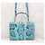 Gucci Bolsa de mão e de ombro em python azul Edição Limitada - vista 3