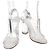 Sandali in PVC Chanel Argento