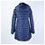 Abrigo acolchado largo Moncler Azul - vista 3