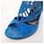 Sandali in scamosciato Hermès Blu  - vista 5