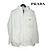 Prada Giacca a vento oversize in nylon da uomo Argento