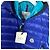 Moncler Lightweight Down Vest Blue - view 4