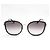 Gucci Schwarze Sonnenbrille mit flachem Goldton-Gestell - Ansicht 2