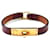Hermès Burgundy Micro Kelly Gold-Plated Bracelet XS Red  - view 1