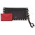 Valentino Clutch wallet Rockstud in pelle nera Nero