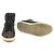 Salvatore Ferragamo Sneakers alte da uomo in pelle nera con punta marrone Nero - vista 5