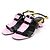 Roger Vivier Multi Color PILGRIM JOUR Color Block City Strap Women's Sandals Black - view 2