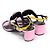 Roger Vivier Multi Color PILGRIM JOUR Color Block City Strap Women's Sandals Black - view 4