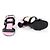 Roger Vivier Multi Color PILGRIM JOUR Color Block City Strap Women's Sandals Black - view 5