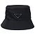 Prada Cappello Bucket in Re-Nylon Argento
