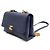 Chanel Borsa con patta e manico superiore in caviar Nero - vista 2