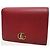 Gucci Tarjetero de cuero Red GG Marmont Roja - vista 2